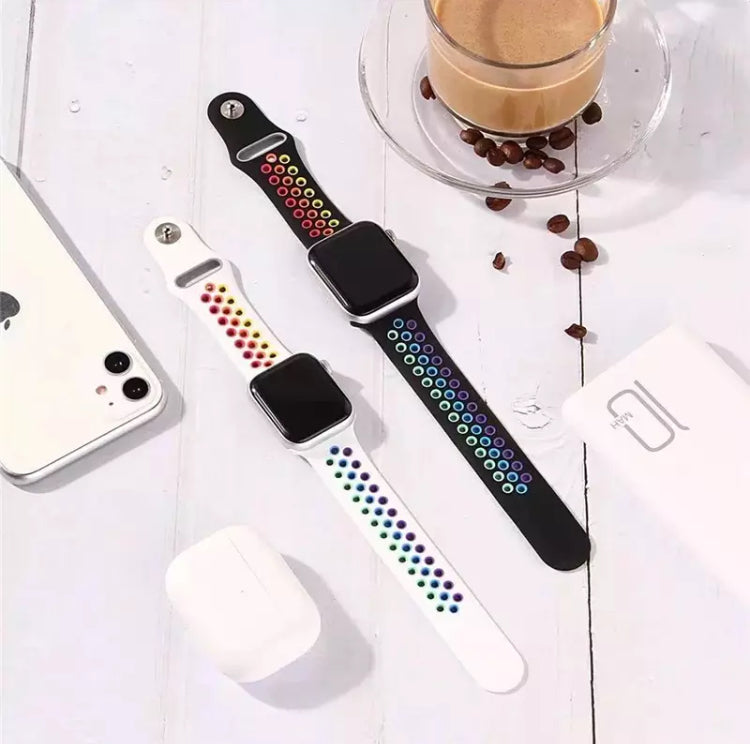 Signature Nike Apple Watch Silicone Sport Bands with Breathable Linings- for Selected Apple Watch 40mm Size - Super Savings Technologies Co.,LTD Signature Nike Apple Watch Silicone Sport Bands with Breathable Linings- for Selected Apple Watch 40mm Size - Super Savings Technologies Co.,LTD